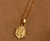 HEXAGON INITIAL LETTER NECKLACE - DivinityCharm