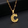 GOLD INITIAL LETTER NECKLACE - DivinityCharm