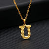 GOLD INITIAL LETTER NECKLACE - DivinityCharm