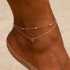 SIMPLE HEART ANKLET - DivinityCharm